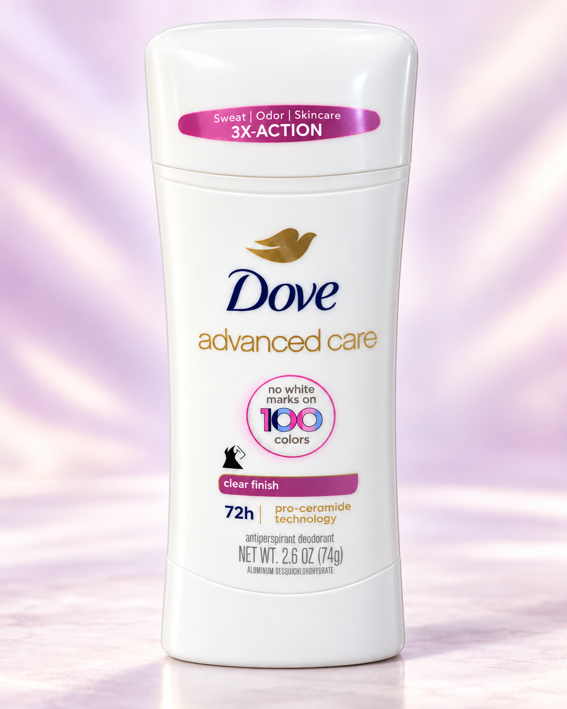 Dove Advanced Care Clear Finish Antiperspirant Deodorant – 2.6 oz