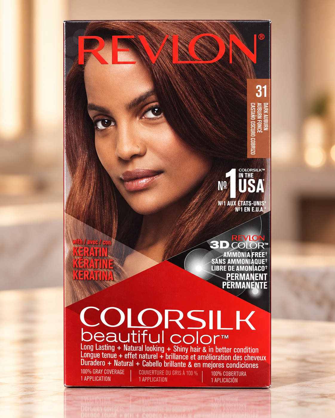 Revlon ColorSilk Beautiful Color – 31 Dark Auburn