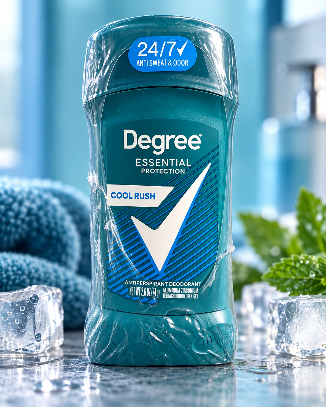 Degree Essential Protection Cool Rush Antiperspirant Deodorant