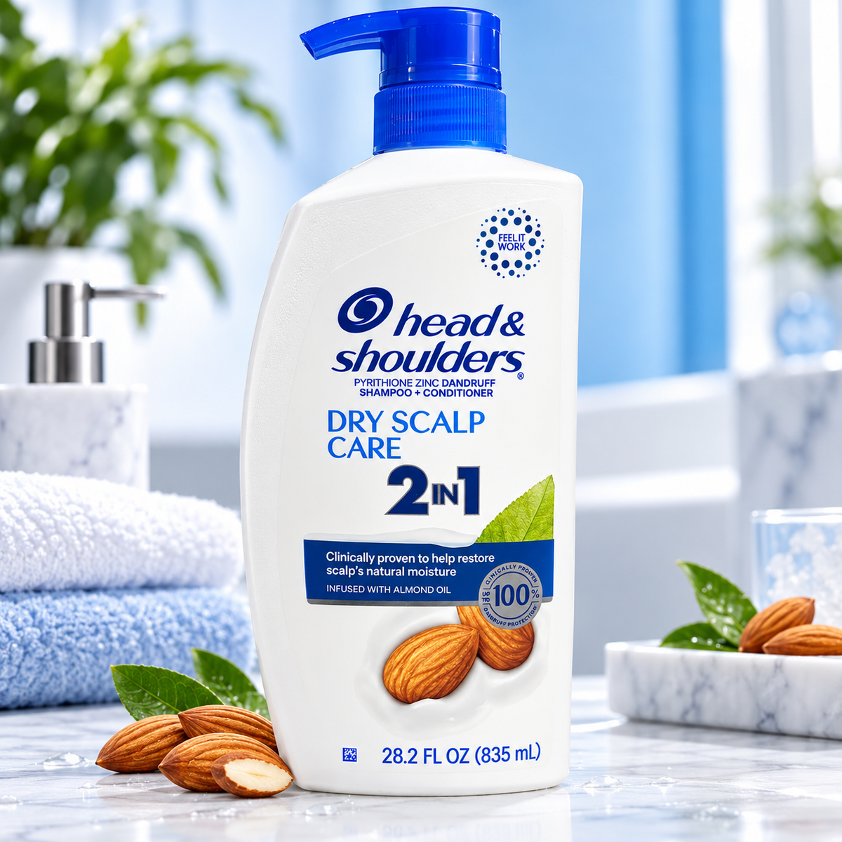 Head & Shoulders Dry Scalp Care 2-in-1 Shampoo + Conditioner – 28.2 fl oz (835 mL)