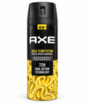 AXE Gold Temptation Body Spray Deodorant – 4 Pack