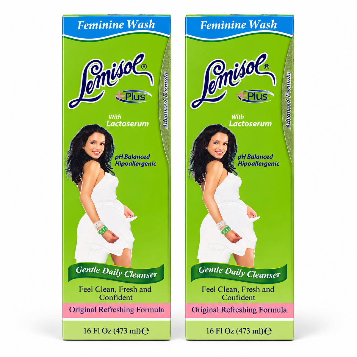 Lemisol Plus Feminine Wash Original – 16 oz – 2 Pack