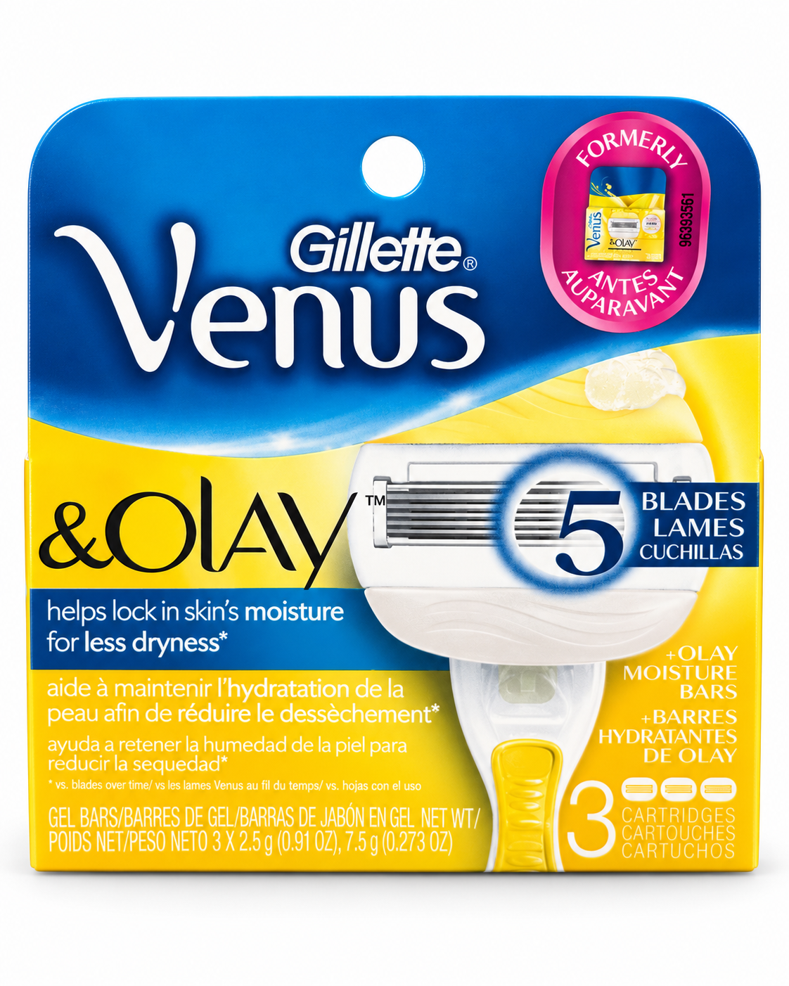 Gillette Venus & Olay 5-Blade Refill Cartridges