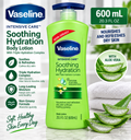 Vaseline Intensive Care Soothing Hydration Body Lotion with Aloe Vera – 20.3 fl oz (600 mL)