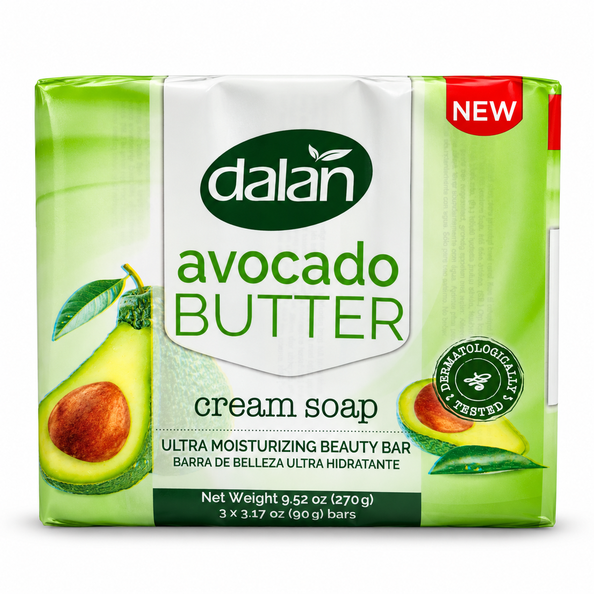 Dalan Avocado Butter Cream Soap – 3 Bars